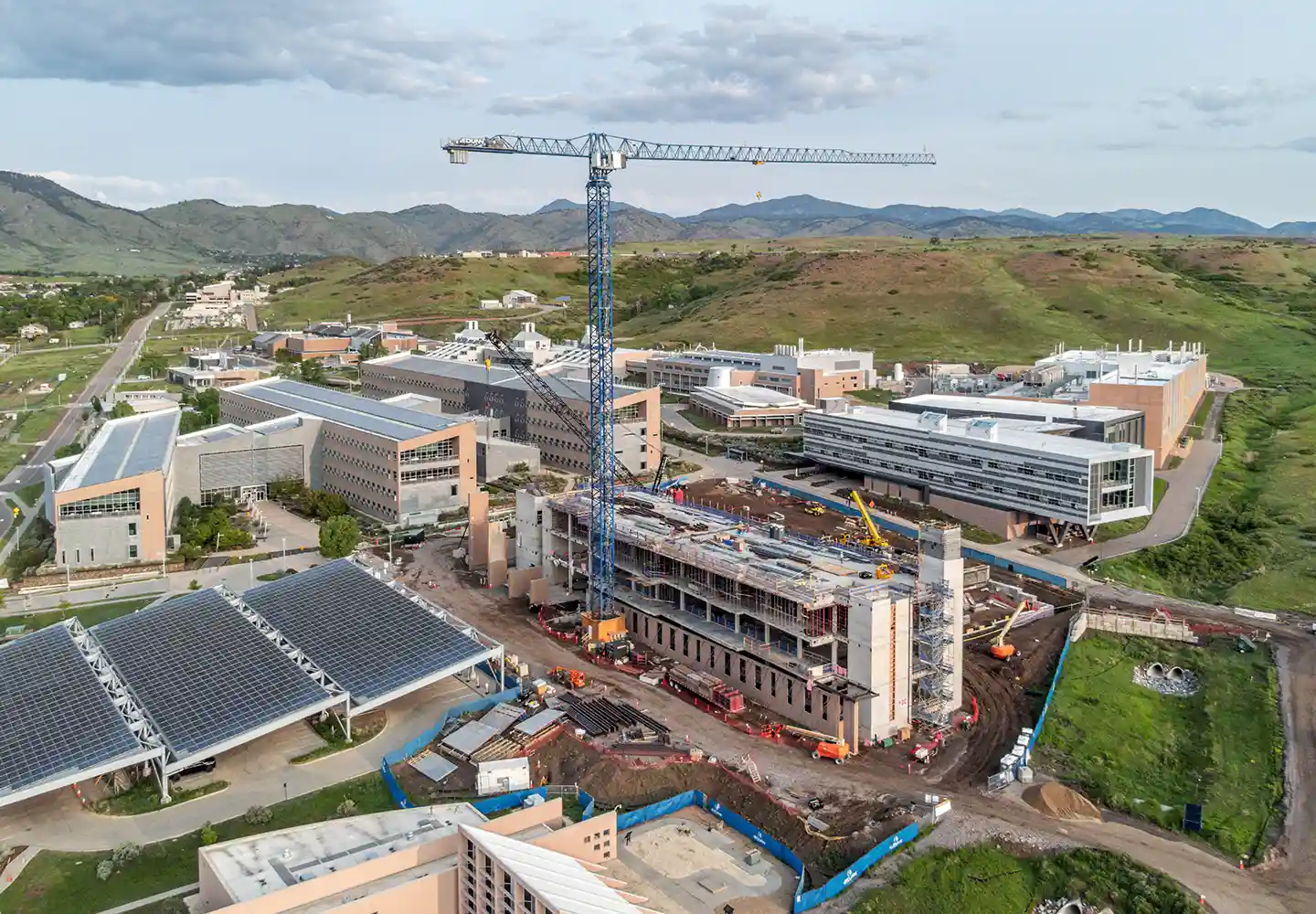 Aerial of the Energy Materials and Processing at Scale Facility.