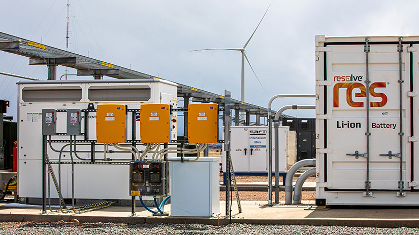Battery storage facility