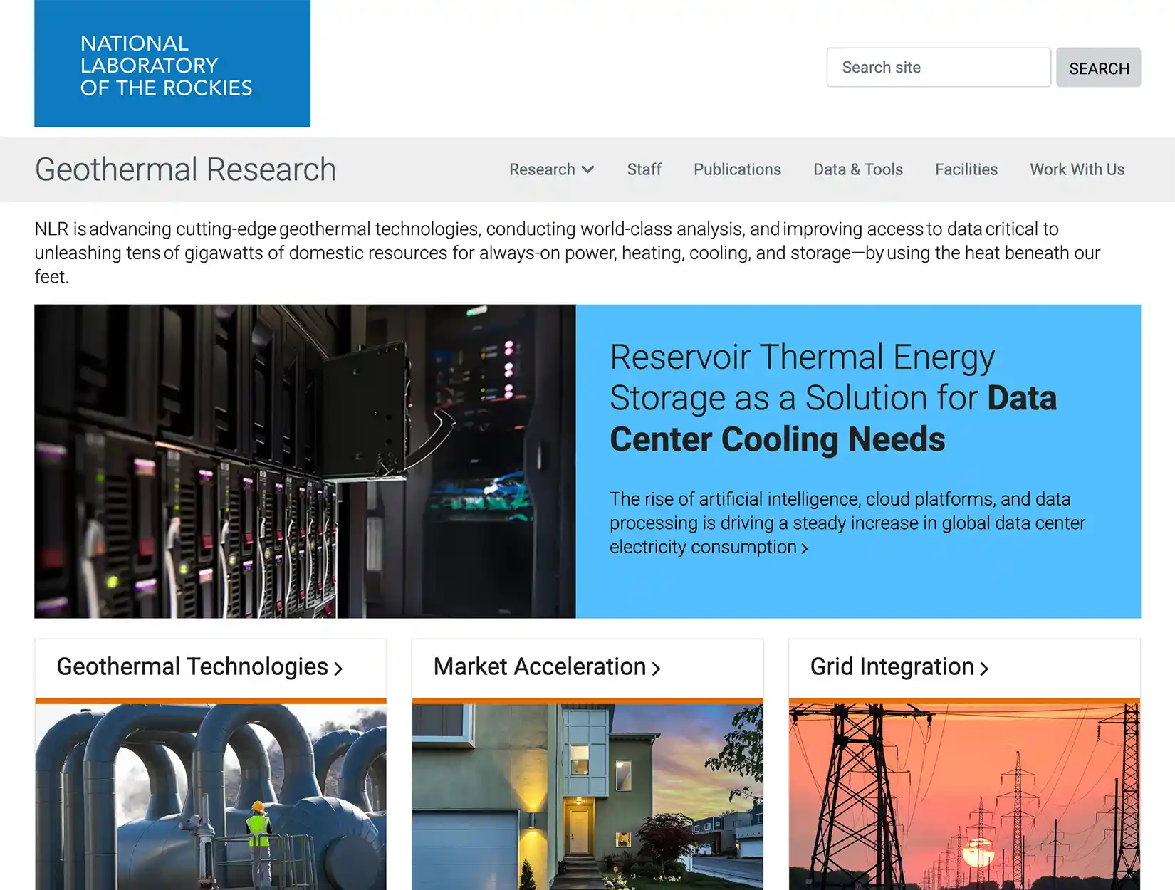 Science & Technology site template