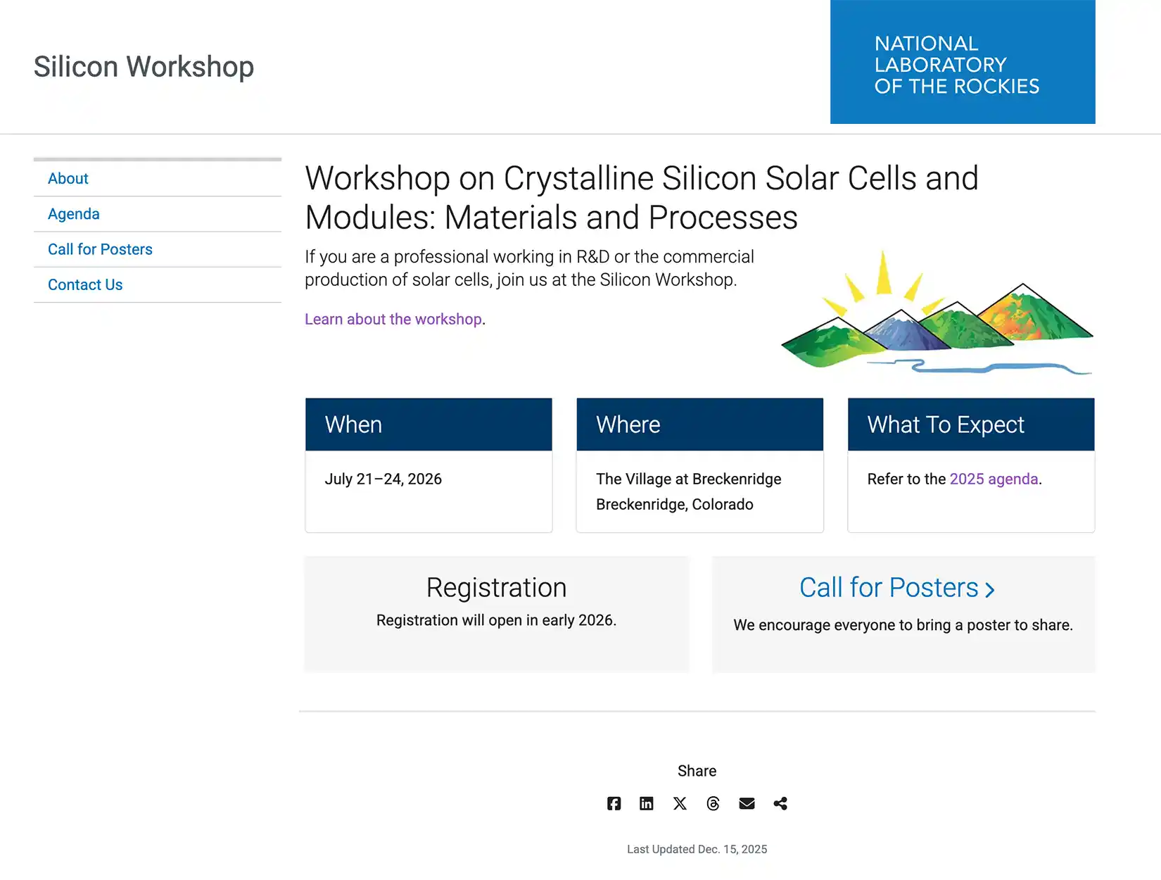 Workshop and Conference template