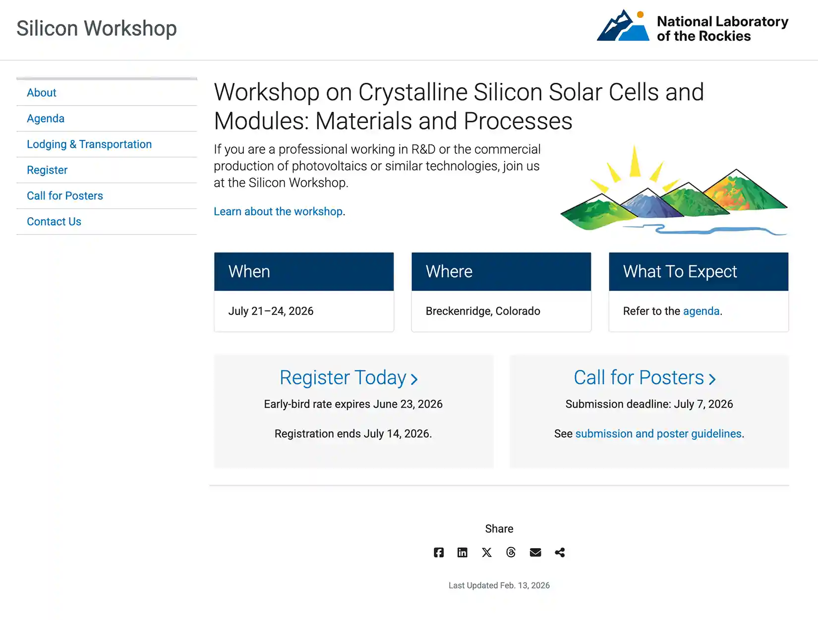 Workshop and Conference template