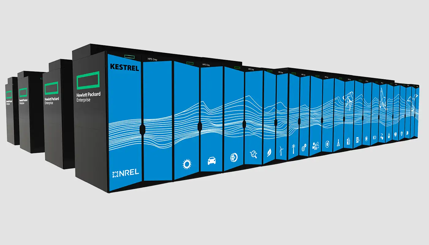 Rendering of the Kestrel computer.