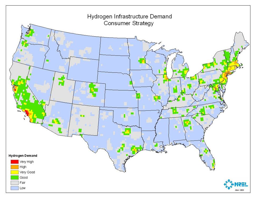 U.S. Hydrogen Infrastructure Demand — Consumer Strategy