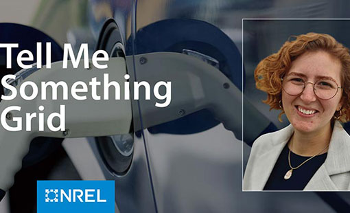 Nadia Panossian headshot with the text Tell Me Something Grid.