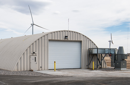 Outside of Comet facility