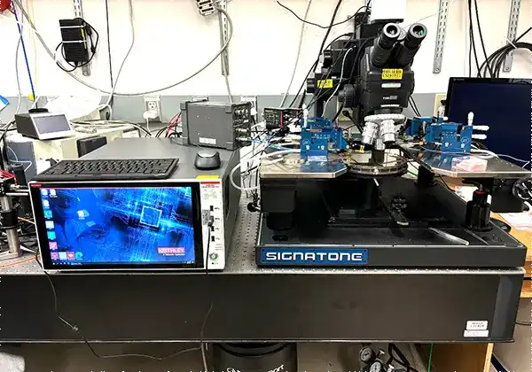 Keithley 4200 and Signatone microscope station