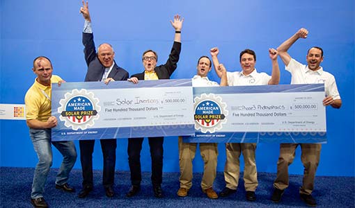 Continue reading about First-Ever American-Made Solar Prize Concludes, Awards Round 1 Winners: Phase3 Photovoltaics, Solar Inventions