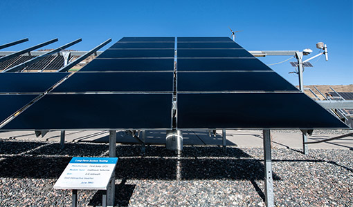 Continue reading about First Solar's Photovoltaic Technology Completes 25 Years of Testing at NREL