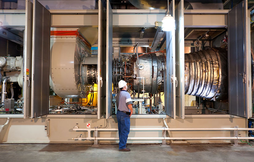 A combined heat and power plant at Cornell University.