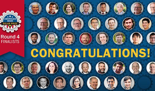 Continue reading about Ten Innovative Teams Emerge Victorious in Round 4 of the American-Made Solar Prize