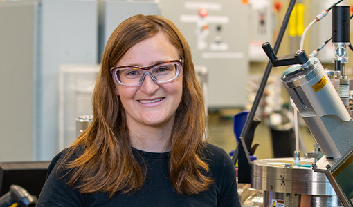 Continue reading about Chemist Rebecca Smaha Knows It: Next-Gen Clean Energy Technologies Hinge on Basic Materials Science