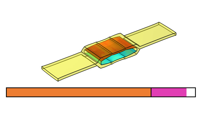 The hexDEEC's&nbsp;pre-charge voltage being amplified, as indicated by a pink progress bar marker below the hexDEEC