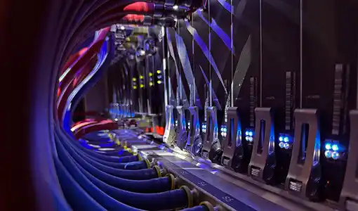 Continue reading about Interior of the Kestrel supercomputer.