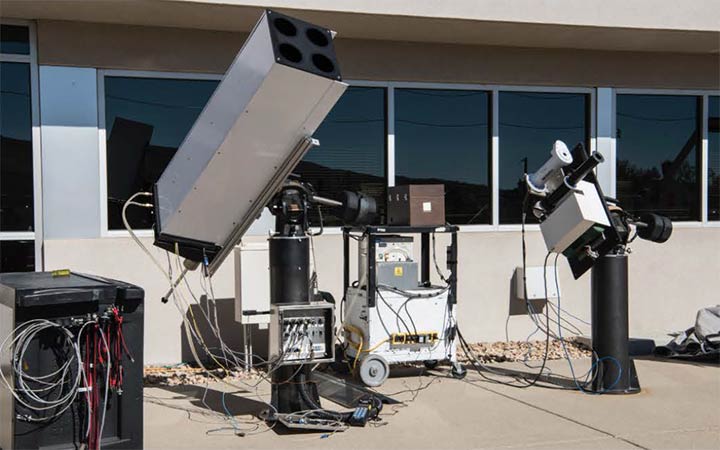 PV cell calibration equipment.