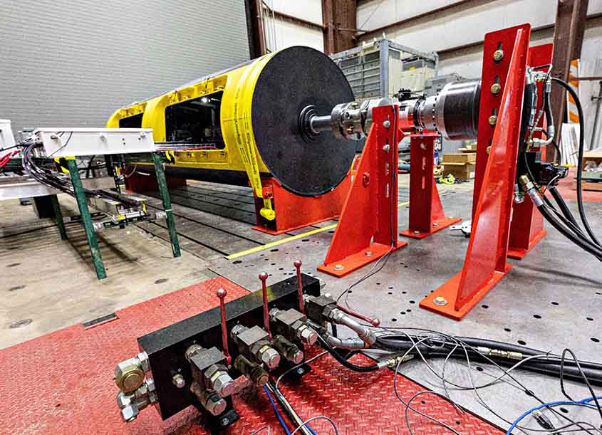 A dynamometer located at NREL’s Flatirons Campus.