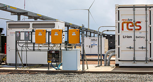 Battery storage facility