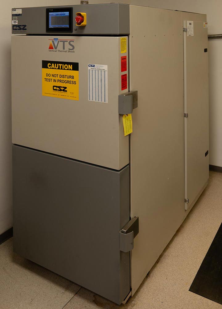 A photo of the Vertical Thermal Shock Chamber